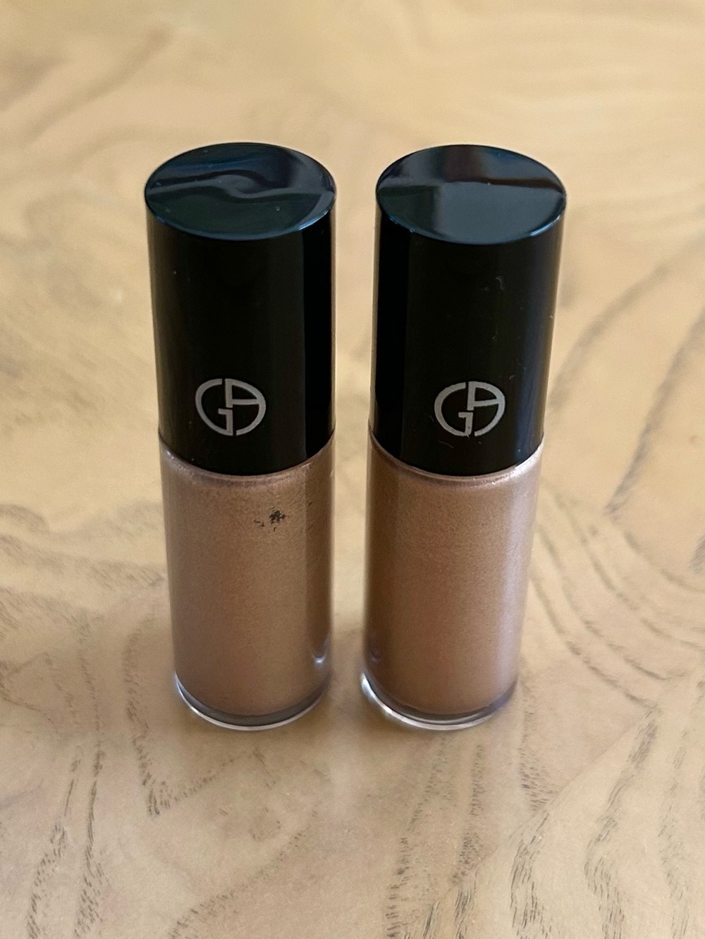 2 Pc Giorgio Armani Eye Tint Silk Eyeshadow in Rose Ashes Travel - Picture 2 of 5